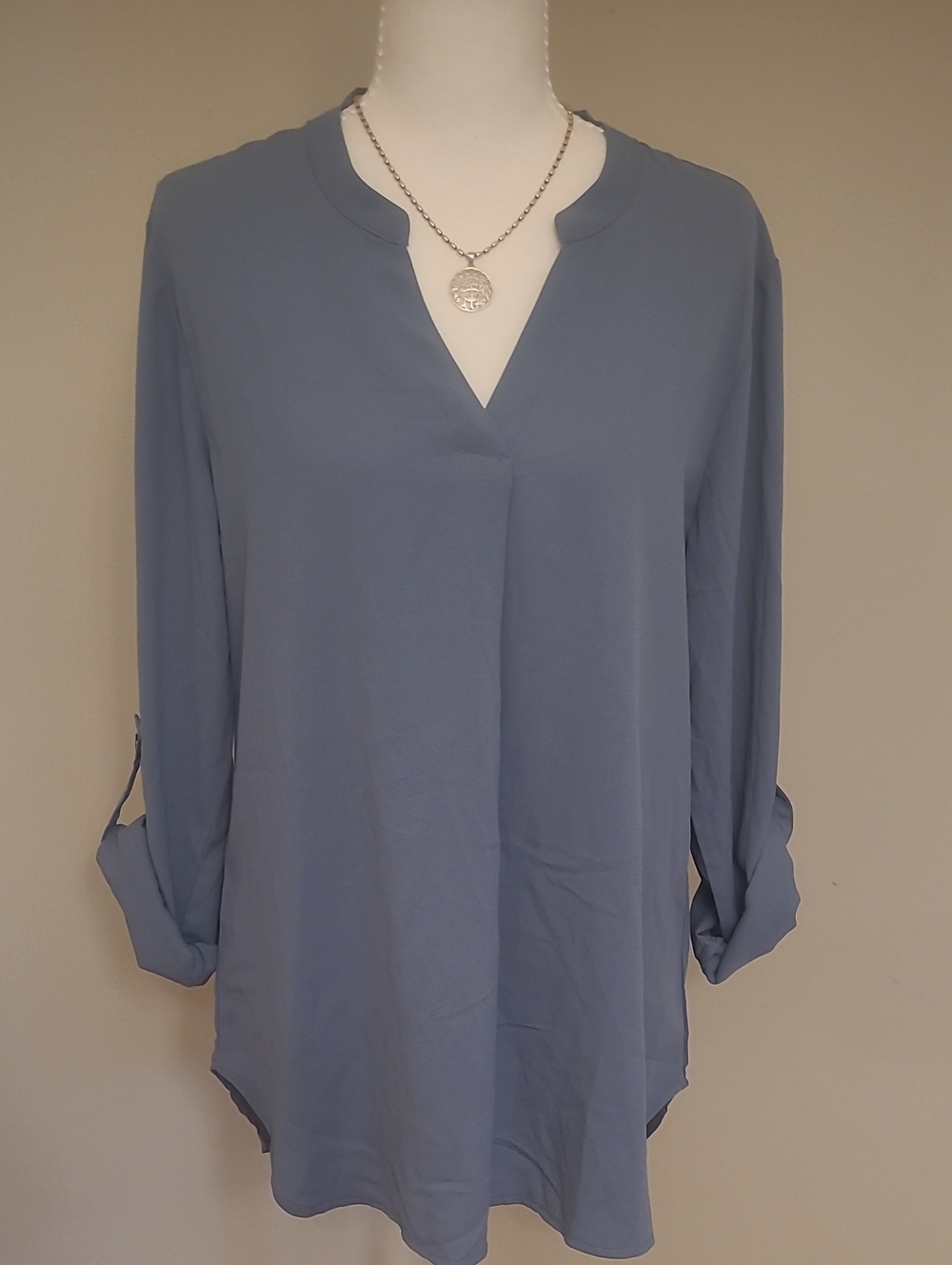 Timeson Slate Blue Tunic. M